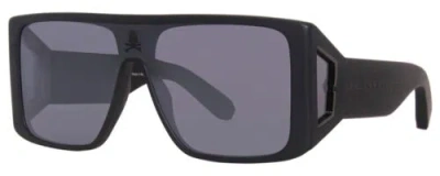 Pre-owned Philipp Plein Spp014m Men's Rimless Sunglasses Black Gunmetal/silver Mirror 52mm In Multicolor