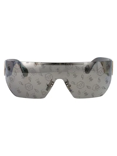 Philipp Plein Spp029m Sunglasses In 0568 Black