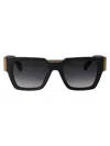 Philipp Plein Grigio Opaco Acetate Sunglasses In Black