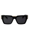 Philipp Plein Grigio Opaco Acetate Sunglasses In Black
