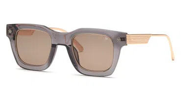 Philipp Plein Spp105m 09mb Women's Sunglasses  Size 50 In Brown