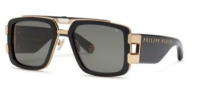 Philipp Plein Spp128m 0301 Occhiali Da Sole Oro Per Uomo