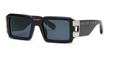 Philipp Plein Spp129m 0700 Men's Sunglasses Black Size 54