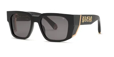 Philipp Plein Spp130m 0700 Women's Sunglasses  Size 54 In Black