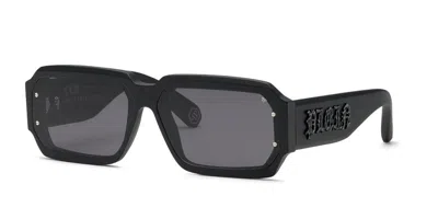 Philipp Plein Spp150 0703 Men's Sunglasses Black Size 67