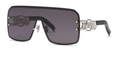 Philipp Plein Spp162m 0579 Occhiali Da Sole Neri Per Donna
