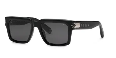 Philipp Plein Spp181m 0700 Men's Sunglasses Black Size 54