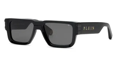 Philipp Plein Spp229 0700 Men's Sunglasses Black Size 56