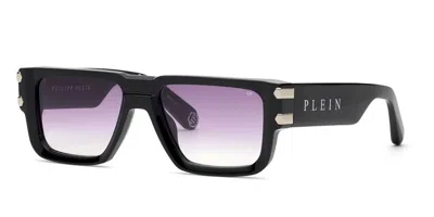 Philipp Plein Spp229 700y Men's Sunglasses Black Size 56