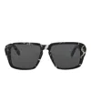 Philipp Plein Square-frame Acetate Sunglasses In Black