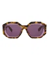 Philipp Plein Tortoiseshell Square-frame Acetate Sunglasses With Saddle Nose Bridge