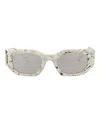 Philipp Plein 51mm Rectangular Sunglasses
