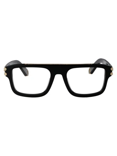 Philipp Plein Square Frame Glasses In 0700