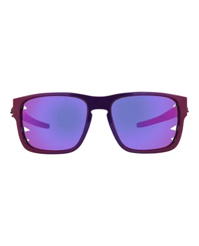 Philipp Plein Square-frame Injection Sunglasses In Violet Violet Pink