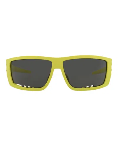Philipp Plein Square-frame Injection Sunglasses In Yellow