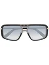 Philipp Plein Square-frame Sunglasses In Gold