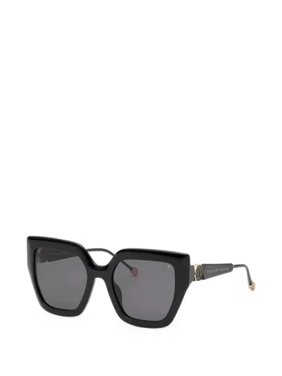 Philipp Plein Square-frame Sunglasses In Black