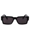 Philipp Plein Square Sunglasses Spp183 M 0700 In Black