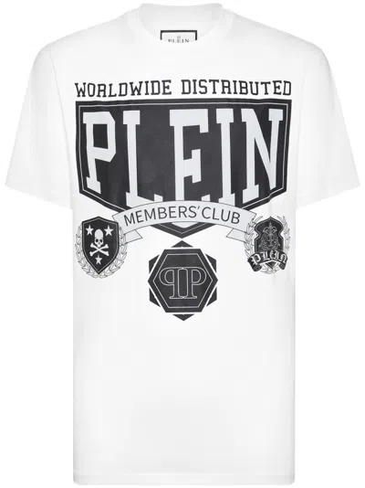 Philipp Plein Ss College T-shirt In White