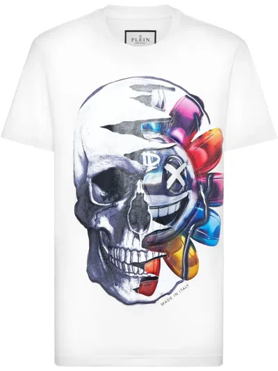 Philipp Plein Ss Graffiti T-shirt In White