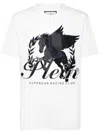 Philipp Plein Ss Racing Club T-shirt In White