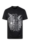 Philipp Plein Ss Tattoo Print T-shirt In Nero
