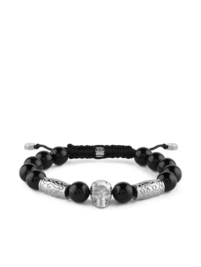 Philipp Plein Stainless-steel Bracelet In Black