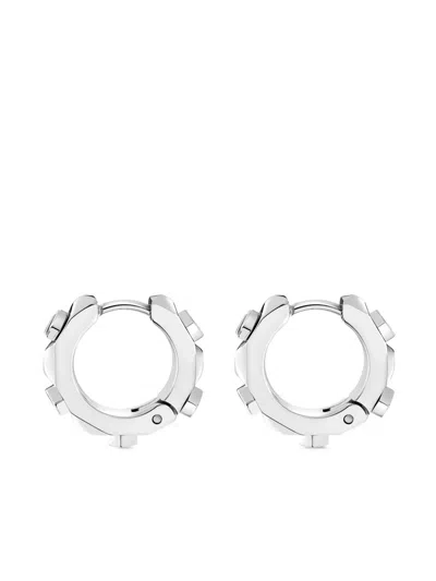 Philipp Plein Stainless-steel Earring In Metallic