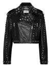 Philipp Plein Star Stud-embellished Biker Jacket In Black