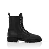 Shop Philipp Plein Stars Studs Leather Commando Boots