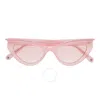 Philipp Plein Statement Pink Mirror Cat Eye Ladies Sunglasses 000-wes0076-pte003n-kuxu