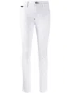 Philipp Plein Statement Skinny Jeans In White