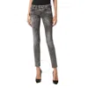 Philipp Plein Storm Grey Denim 5 Pocket Pants In Grey