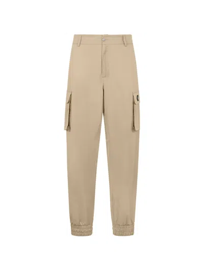 Philipp Plein Straight Cargo Trousers In Neutral