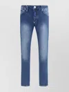 Philipp Plein Super Straight Jeans In Blue