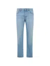 Philipp Plein Basic Straight Cut Jeans In Blue