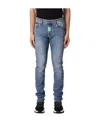 Philipp Plein Straight Jeans In Multicolor