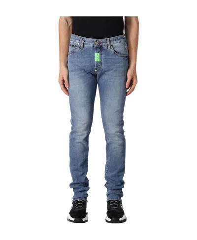 Philipp Plein Straight Jeans In Multicolor