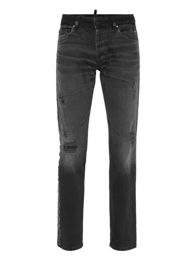 Philipp Plein Straight-leg Jeans In Blue