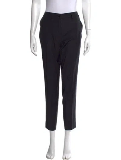 Pre-owned Philipp Plein Straight Leg Pants In Black