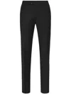 Philipp Plein Straight-leg Wool-blend Trousers In Black