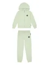 Philipp Plein Strass Gothic Plein Jogging Tracksuit Set In Green