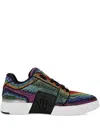 Philipp Plein Round Toe Low-top Casual Shoes In Multi