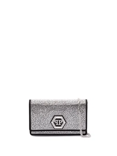 Philipp Plein Strass `hexagon` Mini Shoulder Bag