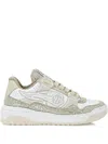 Philipp Plein Strass Hexagon Sneakers In 中性色