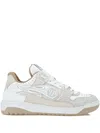 Philipp Plein Strass Hexagon Sneakers In Neutral
