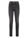 Philipp Plein Stretch-cotton Jeans In Black