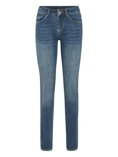 Philipp Plein Stretch-cotton Skinny Jeans
