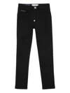 Philipp Plein Stretch-design Jeans In Black