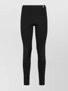Philipp Plein Stretch Fit Ankle Length Trousers With Panels In Black